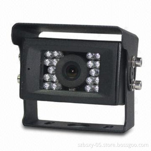 IP69 Rear-view Camera, 12-piece Infrared LED Light, Made of Aluminum-alloy Sheel Material